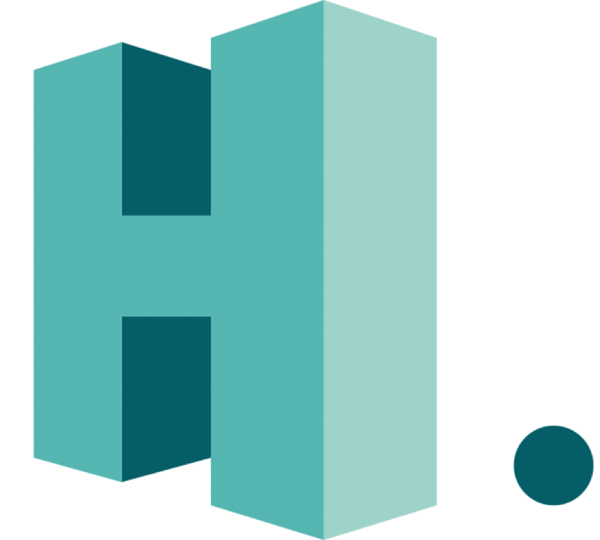 Heusinger Logo: H mit Punkt